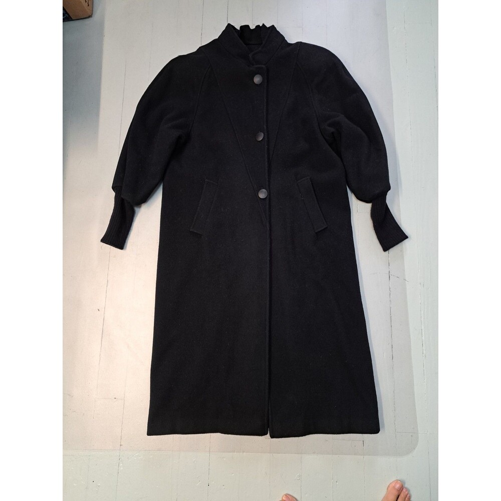 Michelle Stuart Long Wool Women's Coat L